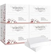 WOWOTEX 100% Cotton Disposable Face Towel 200Count/4Box 