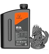 TECBEARS 2kg ABS-Like Resin for 3D Printer, 405nm UV-Curing Photopolymer Resin for LCD/DLP/SLA Pr...