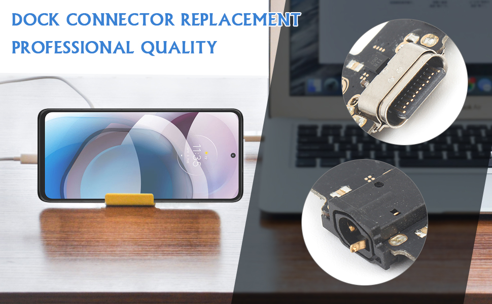 Motorola One 5G ACE Charging port