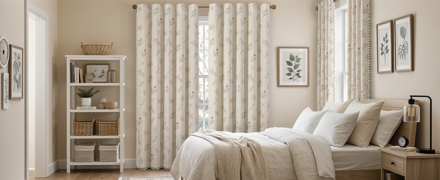 bedroom curtains