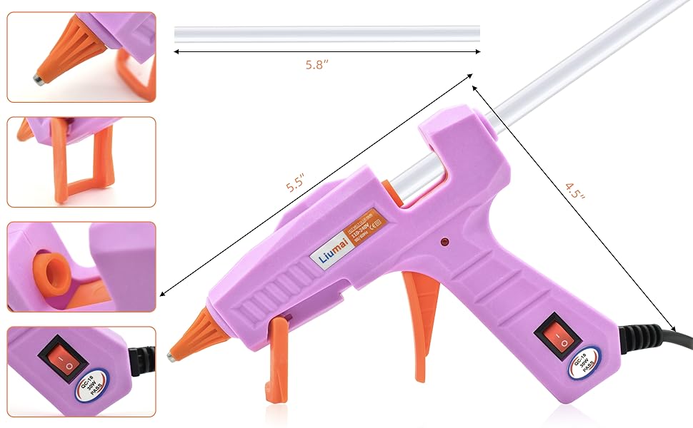 The detials of Liumai glue gun