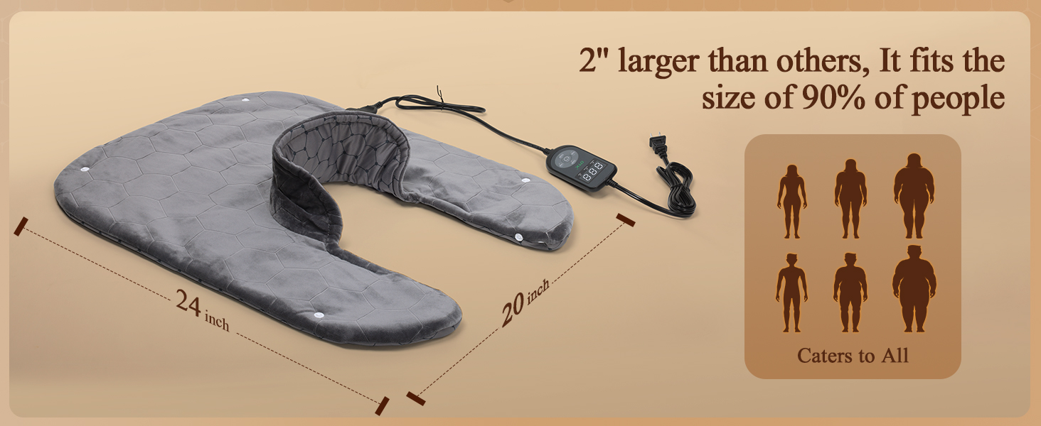 neck heating pad for neck pain electric