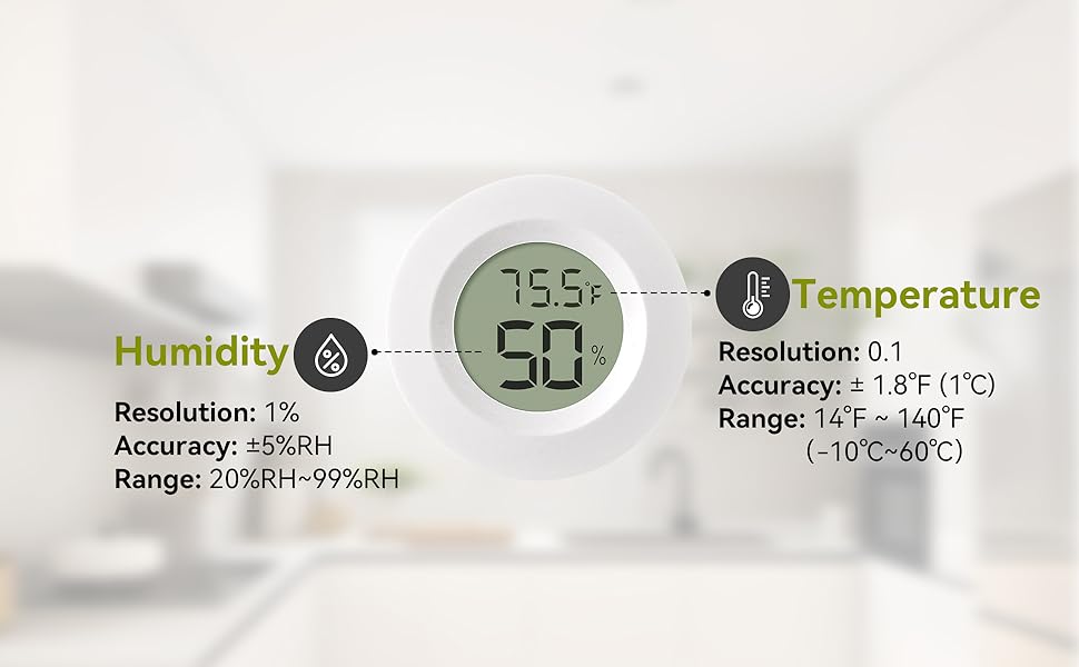 Mini Hygrometer &amp; Thermometer