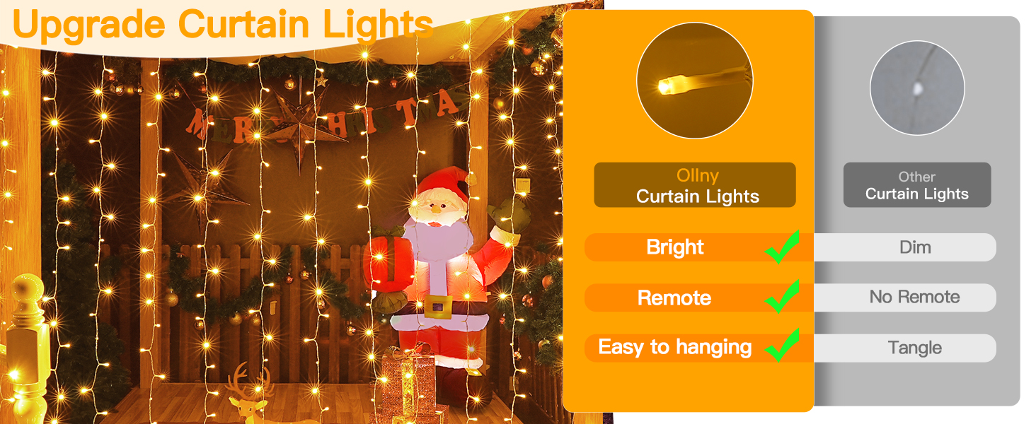 curtain lights indoor