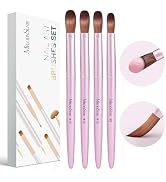 MelodySusie 4Pcs Acrylic Nail Brush Set, Size 8/12/14/16 Professional Nail Brushes for Acrylic Po...