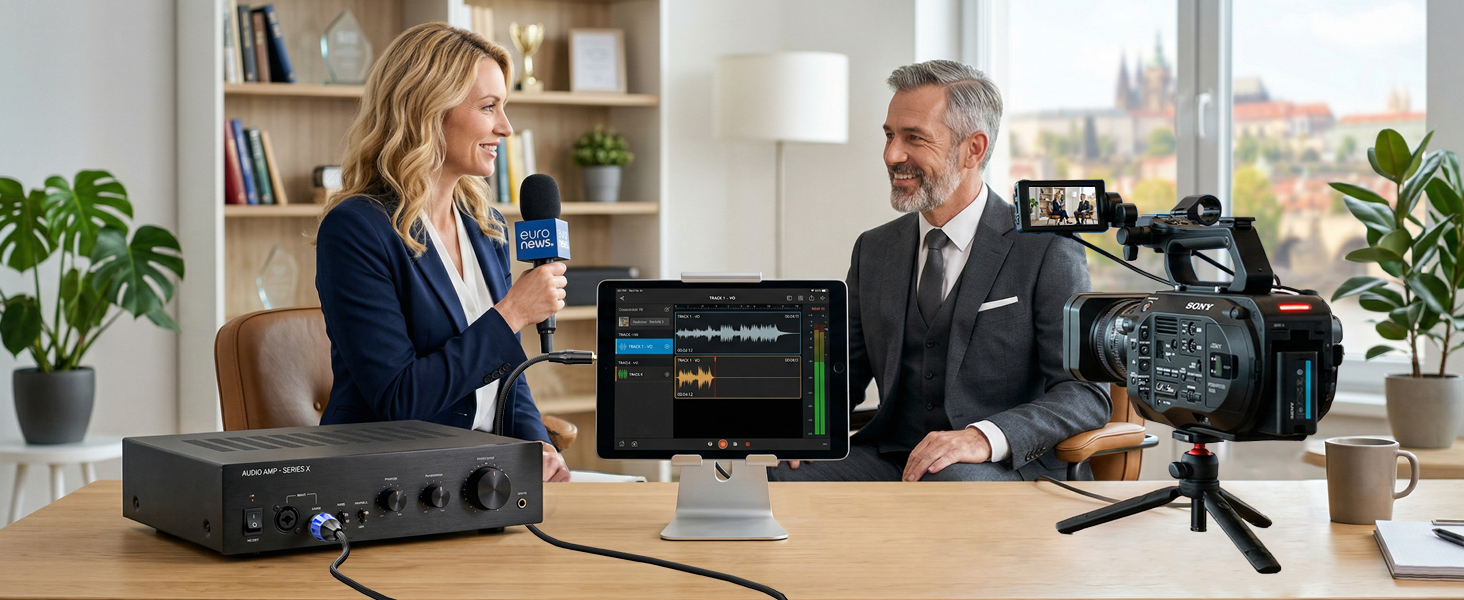 3.5mm to XLR male microphone cable