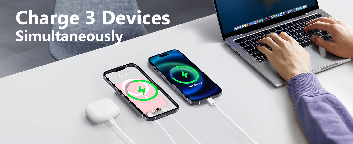 3 Devices Charging