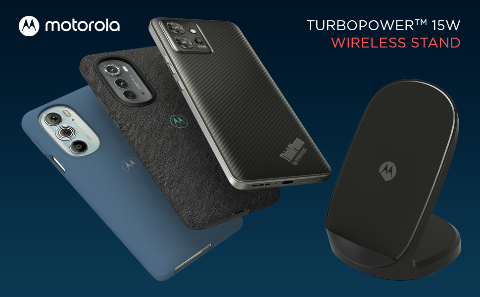 motorola turbopower 15W Qi Wireless stand