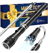 Gifts for Men Dad,Magnet Tool Telescoping Magnetic Pickup Light,22" Extending Magnet Stick Cool T...