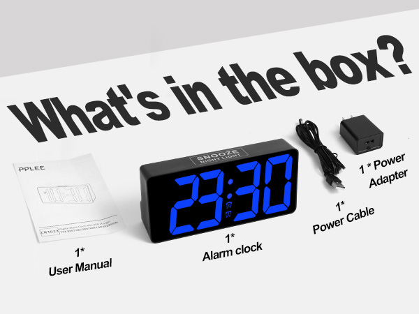 clock with usb port