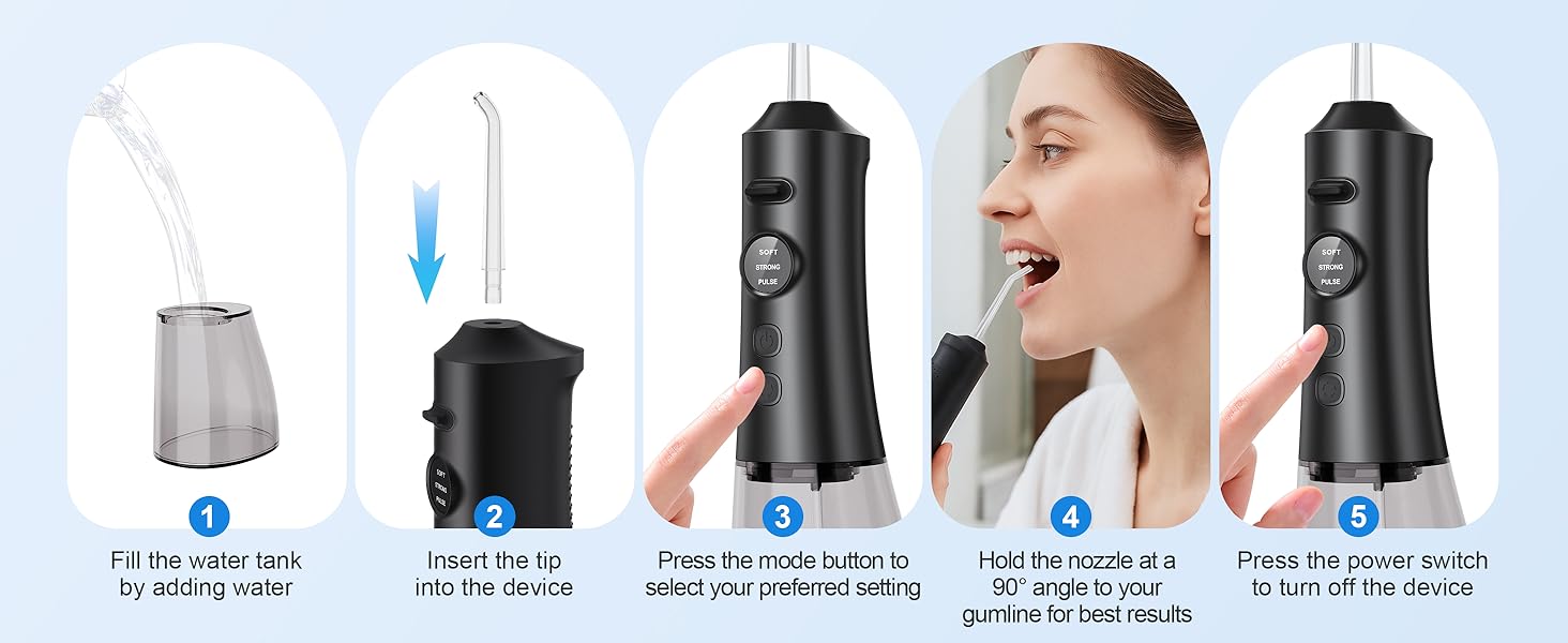Water Dental Flosser for Teeth