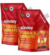 Sunday Garden Naturals Veggie + Tomato Plant Food Mix - Boost Growth in Vegetables, Tomatoes &amp; He...