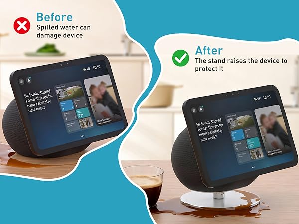 W11-1 Silver-ECHO SHOW 8 STAND