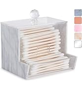 Acrylic Qtip Holder For Qtip Brand Cotton Swabs, Qtip Dispenser, Modern Bathroom Decor, Cotton Sw...