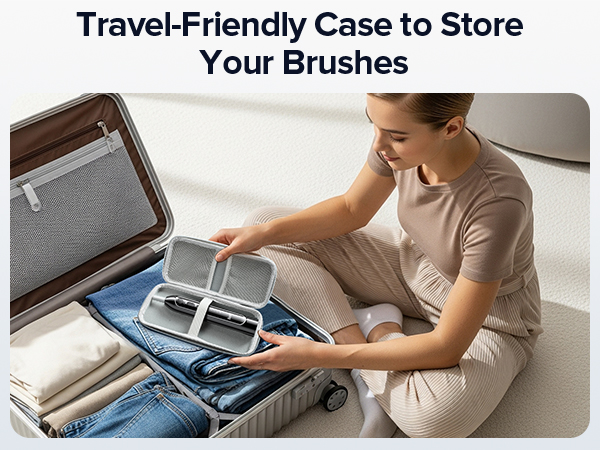 electric toothbrush with water flosser