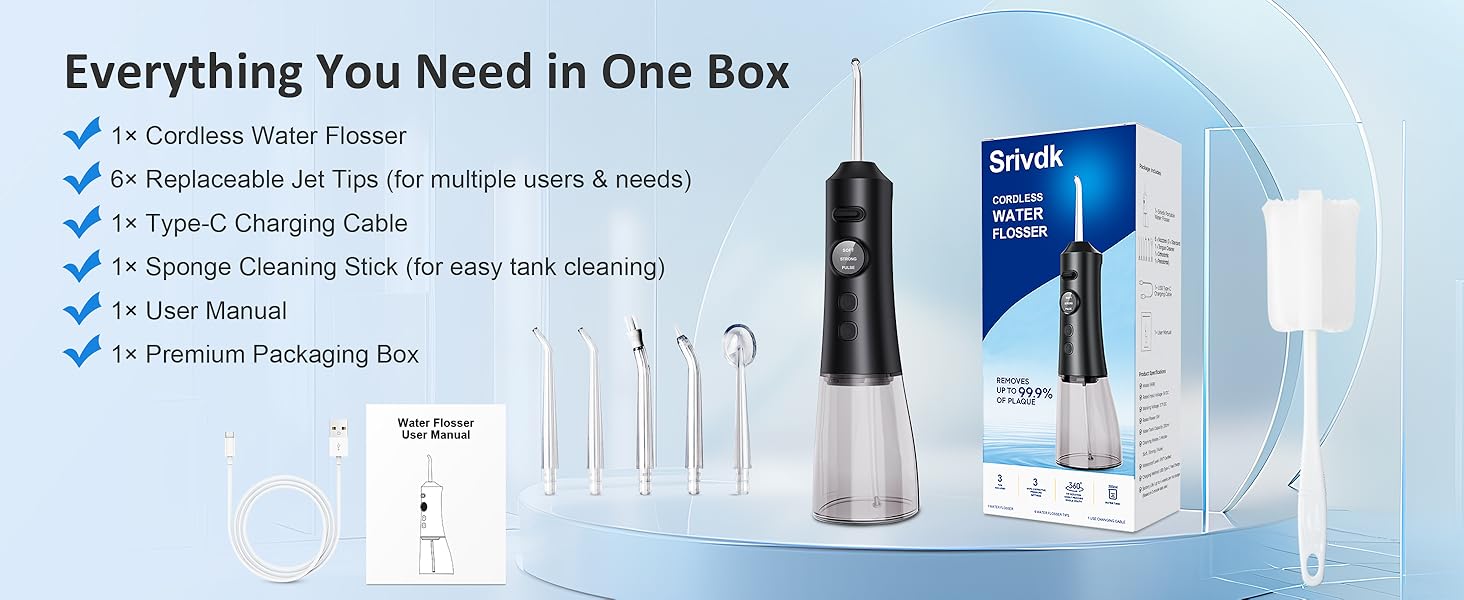 Water Dental Flosser for Teeth