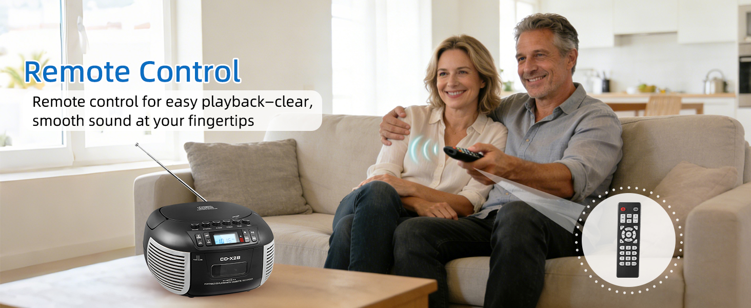 CD and Cassette Player