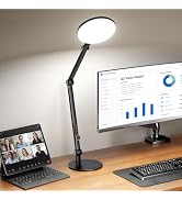 Upgraded Desk Lamp for Home office, Precise Dimming light for Video Calls | 8"Full Screen, Ultra-...