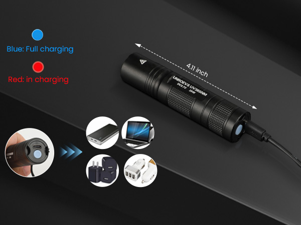 small black light,black light flash light;uv flashlight for resin;