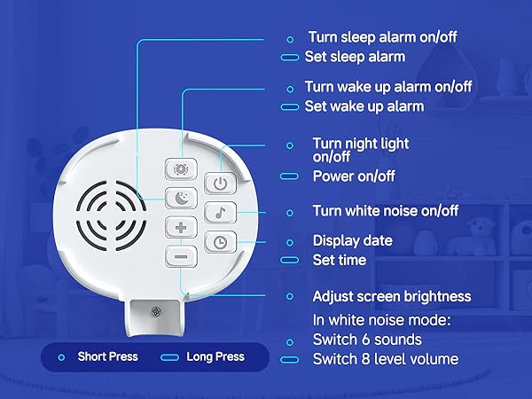 Alarm Clock with Night Light