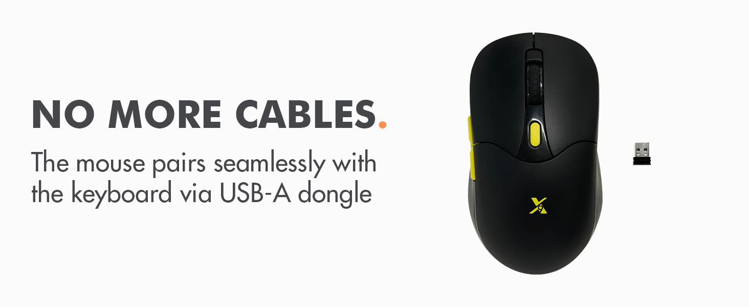 Keyboard wirless no more cables