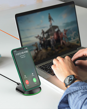 Qi-enabled wireless charger
