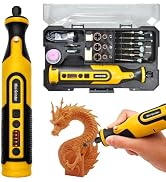 XIFOWE 7.2V Mini Cordless Rotary Tool, 59 Attachments for DIY Crafts | 5-Speed, 8000-28000RPM, LE...
