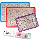 STATINT Silicone baking Mat, Non-Stick Food Safe Set of 2 Half Sheet Reusable Heat Resistant Line...