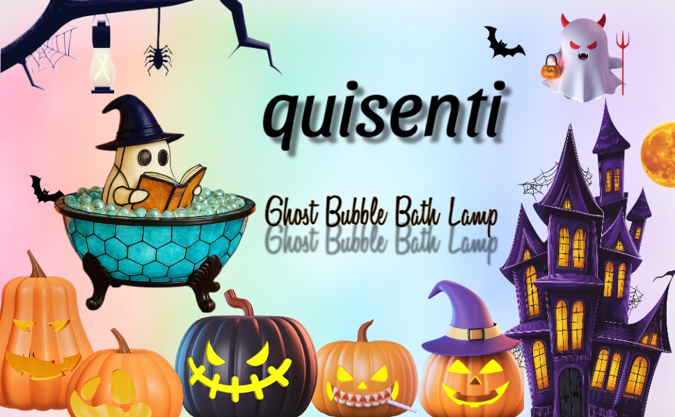 Halloween Ghost Bubble Bath Lamp
