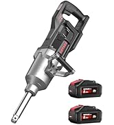 ROTAKE TB9 1" Industrial Cordless Impact Wrench Kit, Up to 2980 FT-LBS Nut-Busting Torque, High T...