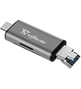 SD Card Reader, 3-in-1 USB 2.0 / USB C/Micro USB Card Reader - SD, Micro SD, SDXC, SDHC, Micro SD...