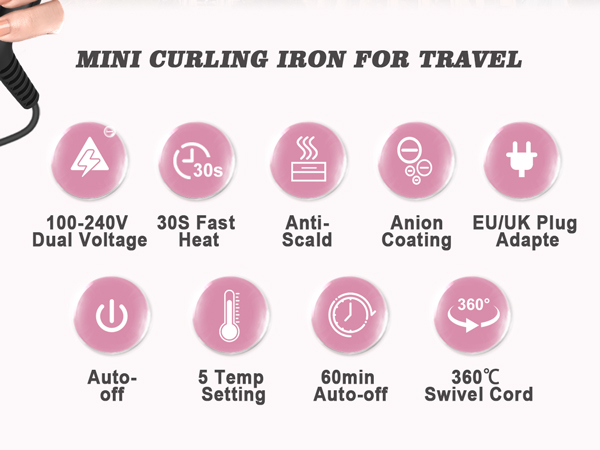 small curling iron