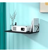 DAWASAPAT Projector Shelf,Projector Wall Mount Floating Shelf, Projector Stand,Projector Rack Hol...