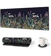 AIMSA Large Gaming Mouse Pad Extended Mouse Pad with Stitched Edge, Keyboard Mouse Mat Non-Slip R...