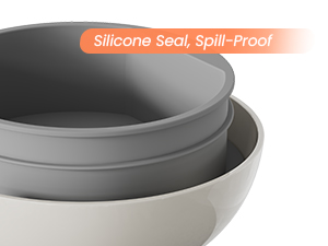 Silicone Seal, Spill-Proof