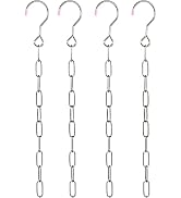[Pack of 4pcs] WAIKAS Storage Hanger Stainless Steel for Cloth,Ten-Ring Tiered Storage, Saves 9 T...