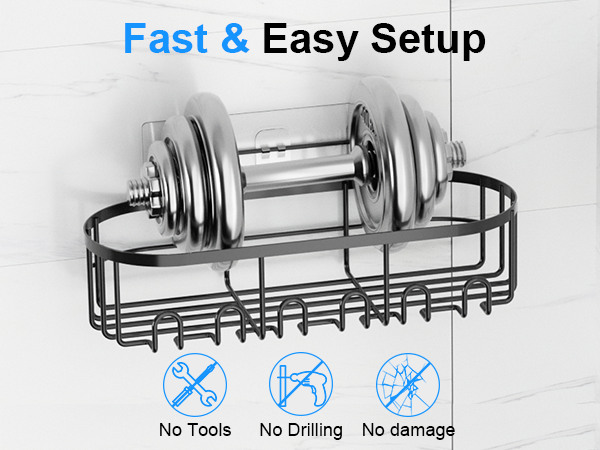 Adhesive Bathroom Organizer
