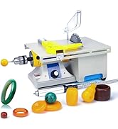 750W Mini Table Saw &amp; Polisher – Adjustable Speed 0-10,000 RPM, Multifunctional Lapidary Saw for ...