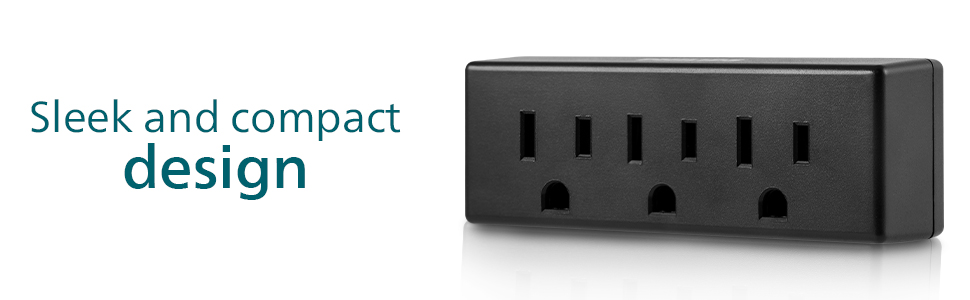 Sleek and compact design