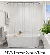 plastic shower curtain/liner