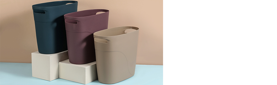narrow trash can