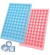 Hemoton 2Pcs Ice Cube Trays for Freezer,96 Cavities Plastic Ice Cube Trays,Diamond Shape Ice Cube...
