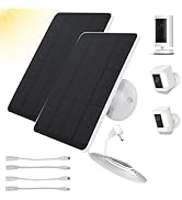 Solar Panel Compatible with Ring Outdoor Cam Plus, Ring Spotlight Cam, Stick Up Cam(Battery), 4W ...