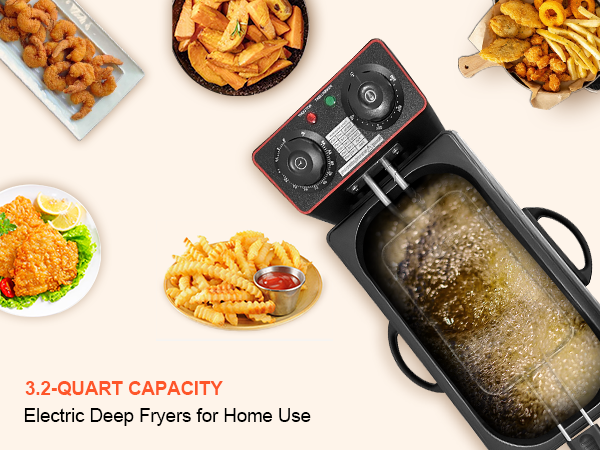 deep fryer with basket