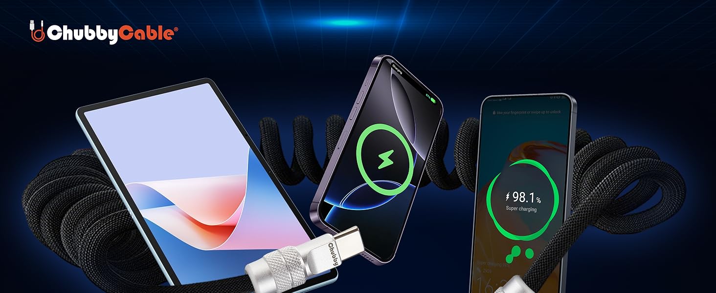 chubbycable Retractable USB-C Cable