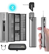 AM ARROWMAX Mini Electric Screwdriver &amp; Removable Angle Screw, 60 in 1 7.4V Precision Electric Sc...