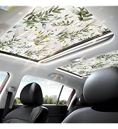 QUCHENG Watercolor Leaves Static Window Film Laser Suncatcher Glass Cling Privacy Decal Living Ro...