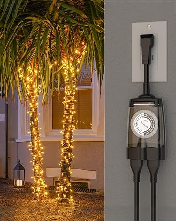 Outdoor timer for light