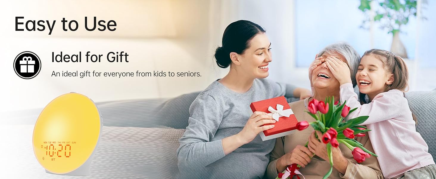 jall wake up light alarm clock