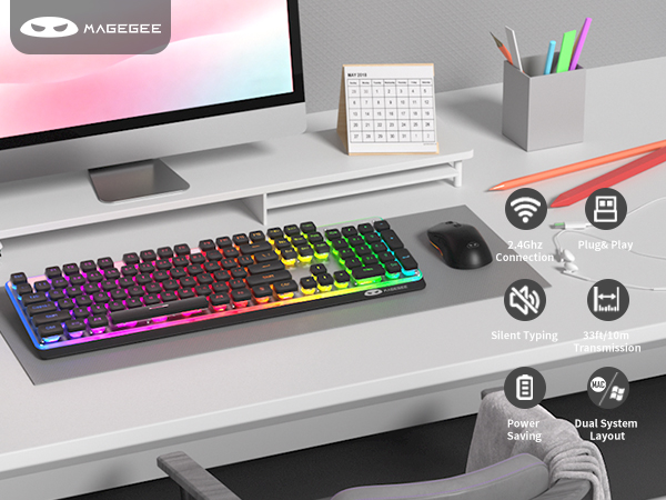 Keyboard and mouse